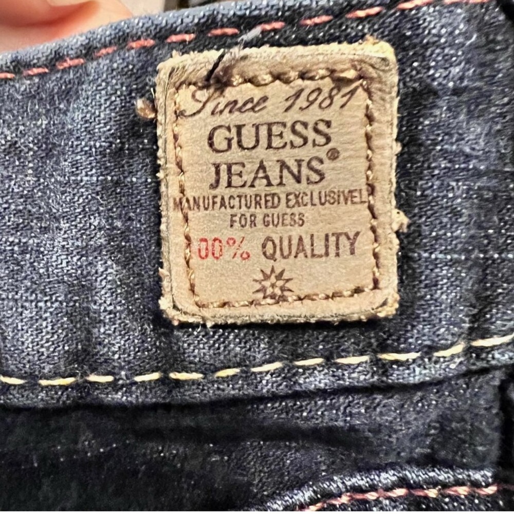 Guess Charlie Ultra Flare Dark Blue Jeans 26 - Picture 7 of 13